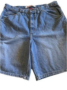 Sonoma Denim Men’s Shorts RARE 8pocket Carpenter Star/stripe Work Wear Sz 40 - Picture 1 of 16