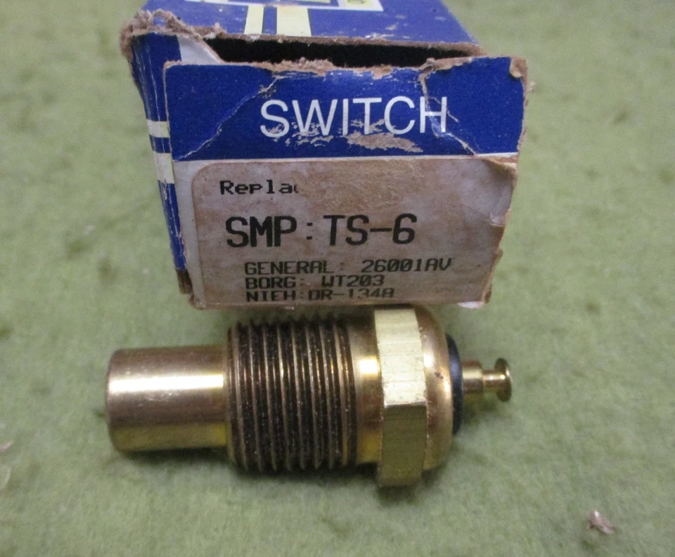 Nuevo de Lote Antiguo Interruptor de Temperatura Master TS-6 Varios 1968-1981 Camión Chevrolet GMC Foto 1 de 1