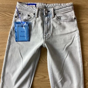 BNWT Ladies ACNE SOUTH BLA KONST Skinny Mid Rise Blue Jeans Size 6 W25 L34 (441E - Picture 1 of 10