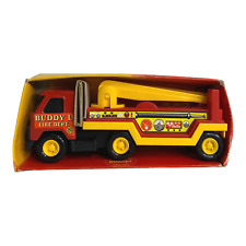 Vintage 1980 Buddy L Hook-N-Ladder 5" Fire Truck H-4890 Mint in Original Box