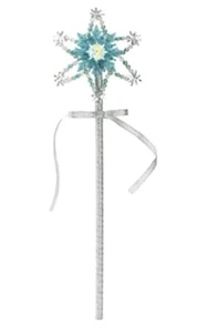 DISGUISE DISNEY FROZEN ELSA BEADED MAGIC WAND HALLOWEEN COSTUME ACCESSORY - Picture 1 of 2
