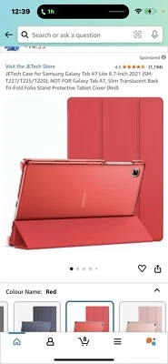 JETech Case for Samsung Galaxy Tab A7 Lite 8.7-Inch 2021 NOT FOR A7 - Image 1 of 2