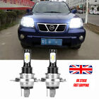 For Nissan X-Trail T30 -2x H4 LED Xenon High/Low Beam Headlight Bulbs Kit