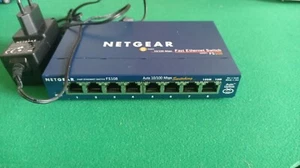 NETGEAR FS108 - SWITCH ETHERNET 8 PORT ProSafe ETHERNET SWITCH (10/100 Mbps) - Photo 1/2