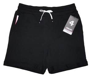 Pantalones Cortos Atléticos Para Mujer Línea de Lujo FOURLAPS Negro Mezcla de Algodón RUSH SHORT - Imagen 1 de 9