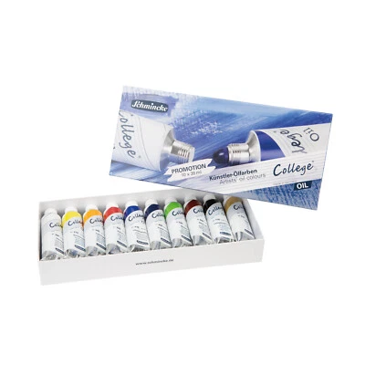 Schmincke - College Oil - Ölfarbenset - 10 x 35 ml Tuben - Künstler Ölfarben - Bild 1 von 3