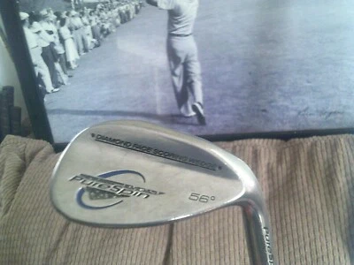 PureSpin  Diamond Face  Sand Wedge 56* SW.. Stiff  Steel Shaft.. MRH . Nice ... - Image 1 of 4