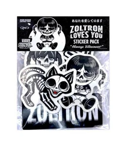 "ZOLTRON LOVES YOU" STICKER 5 PACK BY ZOLTRON - Picture 1 of 6