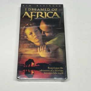 I Dreamed of Africa VHS 2000 Re-Sealed Rental w/ BlockBuster Hype - Kim Basinger - Picture 1 of 9