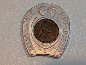 1946 eingehüllter Weizenpfennig Halten Sie mich nie pleite viel Glück Harold's Club Reno NV - Bild 1 von 4