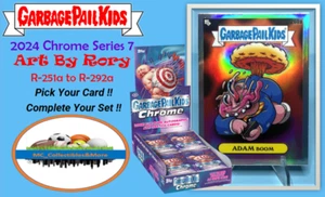 ART BY RORY 2024 Garbage Pail Kids Chrome Series 7 Complete Your Set GPK U Pick - Picture 1 of 41