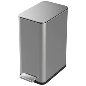 NEW 2.6 Gal Slim Step Trash Can with Soft Close Lid and Fingerprint Resistant - Picture 1 of 2