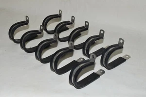 Lot of 10 Pcs - Stainless Steel Heater Hose & A/C Line Support Brackets - hanger - Picture 1 of 9