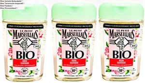 Französisches Duschgel Wildrose Le Petit Marseillais BIO Rose Sauvage 3x 250ml ! - Bild 1 von 3