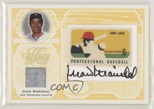2005 Leaf Century Collection Stamps /27 Juan Marichal #S-25 Auto HOF