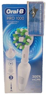 Oral-B Pro 1000 электрическая аккумуляторная зубная щетка. СОВЕРШЕННО НОВЫЙ. БЕСПЛАТНАЯ ДОСТАВКА - Изображение 1 из 3