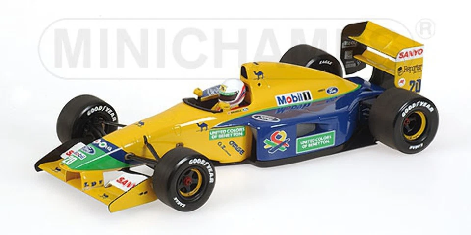 Benetton Ford B191b M. Brundle 1992 Minichamps 1/43