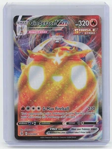 Cinderace VMAX 045/264 Ultra Rare SWSH08: Fusion Strike Pokemon Card NM - Picture 1 of 2