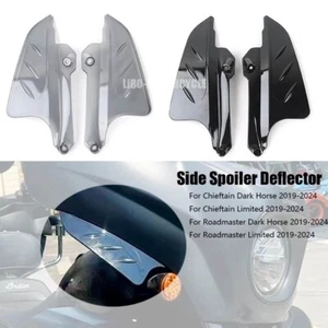 Side Fairing Spoiler Kits Wing Deflector For Indian Roadmaster Limited 2019-2024 - Picture 1 of 12