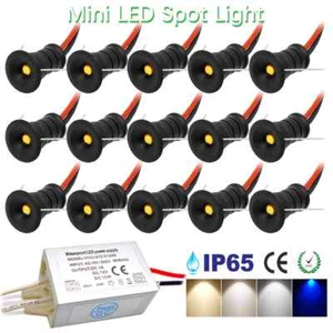 Mini Led Spot 0.5W 12V Recessed Indoor Spotlight 10mm Cutout Ceiling Down Light - Picture 1 of 7