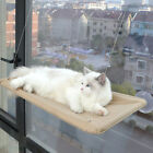 (Khaki)Cat Window Perch Window Mounted Cat Cat Shelves Space Saving 4