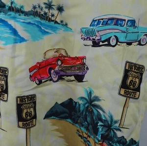 Camisa hawaiana para hombre Route 66, colección isla, logotipo de Pennysaver, talla M - Imagen 1 de 7
