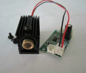 532nm 150mW Green Laser Module with Driver (808nm/532nm&660nm + TTL) +heat sink - Picture 1 of 8