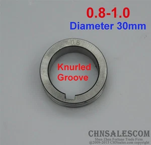 Rodillo de alimentación de alambre ranura arrugada 0,8-1,0 diámetro 30 mm MIG MAG máquina de soldadura - Imagen 1 de 3