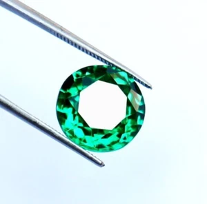 Green Garnet AAA+ Certified Loose Gemstone 11 Ct Natural Tsavorite Round Cut - Picture 1 of 9