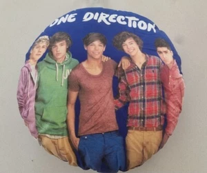 1D One Direction Round cushion 45cm Blue Logan & Mason - Picture 1 of 4