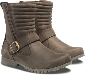 Women's Cat Darcy WaterProof Biker Boot Coffee Bean Sz 11 P308212 New in Box! - Picture 1 of 3