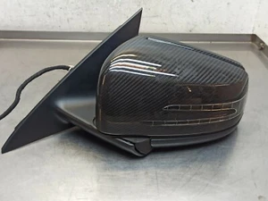 2018 MERCEDES AMG CLA 45 C117 PASSENGER SIDE FOLDING WING MIRROR CARBON FIBER - Picture 1 of 12