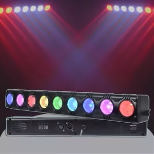 RGBW LED Stage Light Bar 9x12W 4in1 Beam Strobe Wash Effect Lighting For DJ Part - Picture 1 of 8