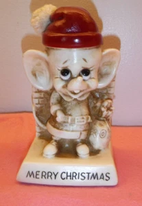 Russ Berrie & Wallace Santa Mouse Merry Christmas 1969  - Picture 1 of 3