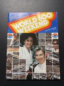 1977 World 600 weekend Charlotte Motor Speedway Nascar Program - Picture 1 of 2