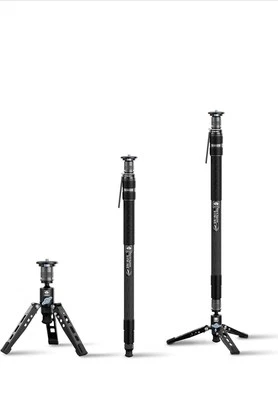 Sirui SVM-165 3-Section Carbon Fiber Rapid Release Monopod/ Tabletop Tripod - Image 1 of 4