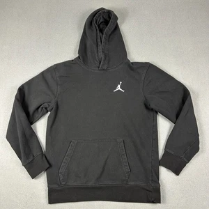 Air Jordan Hoodie Youth Boys XL 13-15 Pullover Jumpman Hooded Sweatshirt Black - Picture 1 of 7