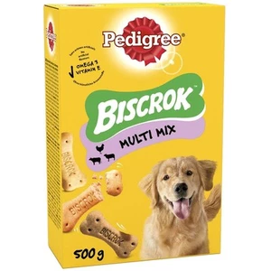 Pedigree Biscrok Multi Mix - Dog Treats - Bone-Shaped Biscuits - 500 g - Picture 1 of 5