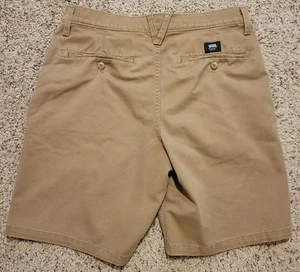 Vans Skate Shorts Authentic Chino Relaxed Fit Men's 32 Khaki Inseam 9" - Picture 1 of 5