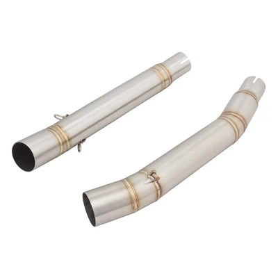 Tubo de escape de enlace medio izquierdo derecho para Suzuki Hayabusa GSX1300R 2008-2020 Foto 1 de 4