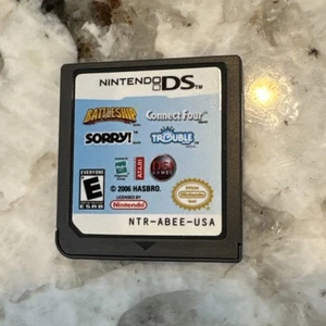 Nintendo DS Game 4 Games Battleship, Connect Four, Sorry, Trouble 2006 - Picture 1 of 2