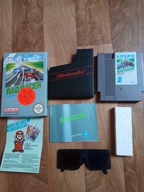 NES Rad Racer- OVP-mit 3D Brille-Sammler