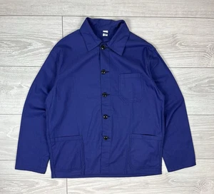 Chaqueta Le Laboureur Vintage Años 70 Azul Francés Trabajo Lona Tareas Para Hombre Talla M - Imagen 1 de 7