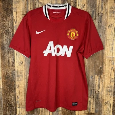 Camiseta de fútbol local Manchester United 2011-12 Nike 423935-403 para hombre M’s Foto 1 de 4