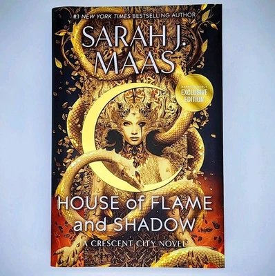 Sarah J Maas House of Flame and Shadow SIGNED B&N Exclusive Physical Book ⭐RARE⭐