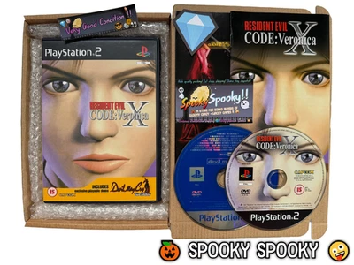Resident Evil Code Veronica X PS2 - UK PAL VGC CIB with DMC Demo - Natural Discs - Image 1 of 4