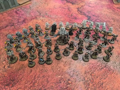 Part Painted Horus Heresy Space Wolves Army Forge World GW 30K HH 40K - Image 1 of 4