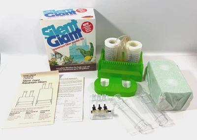 Vintage 1979 Silent Giant Fresh and Salt Water Aquarium Filter Model 50 USA Made - Image 1 of 4