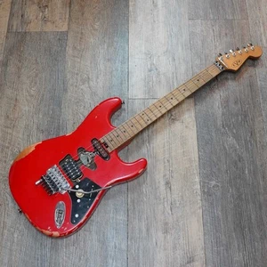 EVH EVH Frankenstein Relic Series Maple FB Red Used Electric Guitar 2020 - Picture 1 of 10