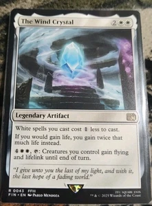 MTG The Wind Crystal 0043 Final Fantasy Regular Rare Legendary Artifact NM/M - Picture 1 of 2